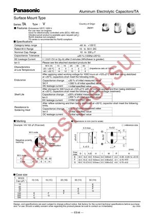 EEV-TA1A221P datasheet  